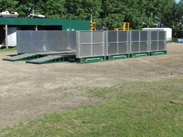 Enviro-pads 200 ton rated pipeline washstation