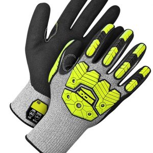 Bob Dave Gloves Bob Dale Gloves 99997319 Seamless Knit HPPE Cut Level 3 Hpt Palm Thermal Liner 