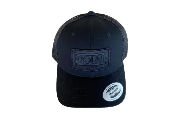 Proline Hat (Black on Black)