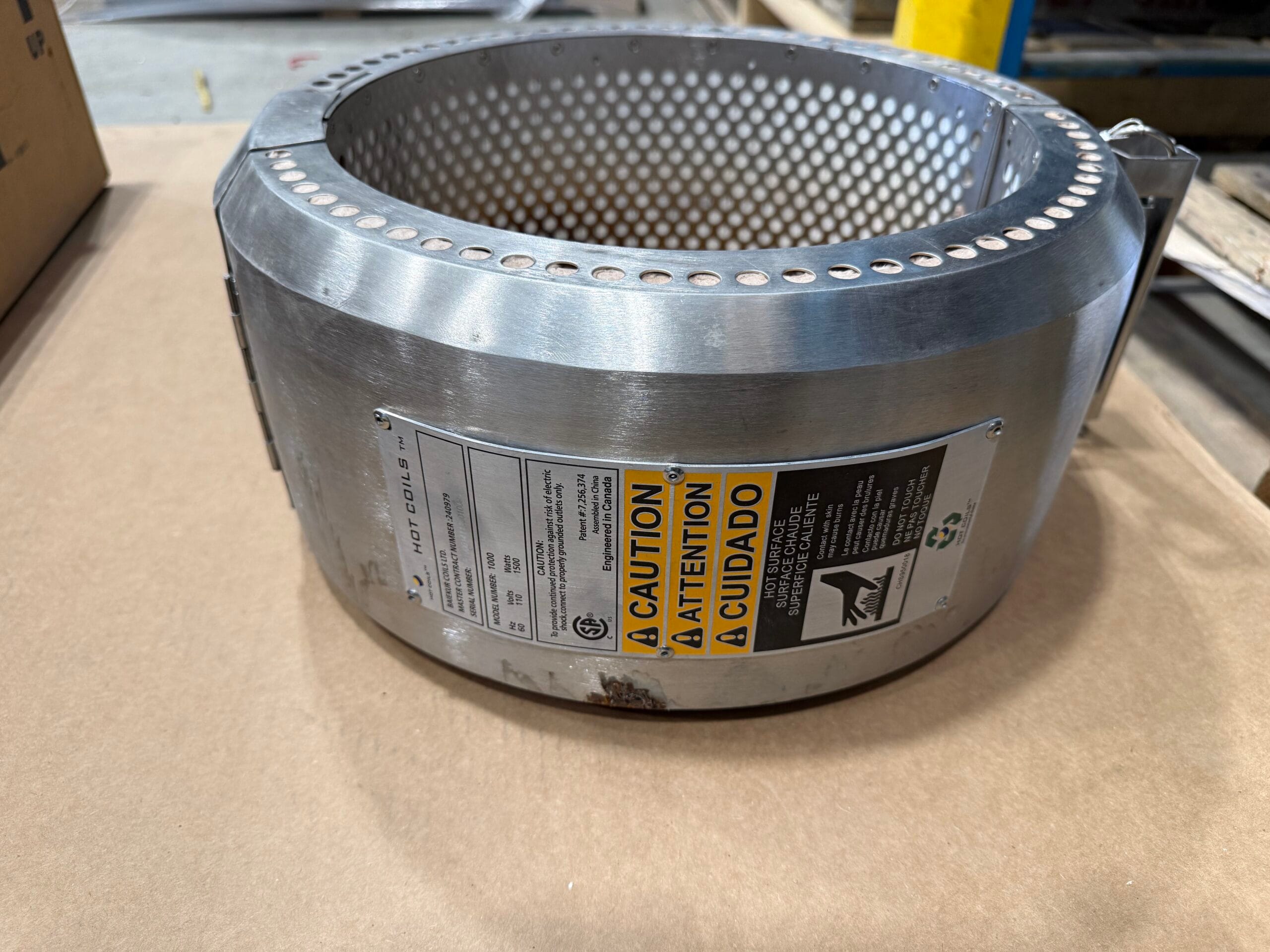 Hot Coil 1000 Series S/N:P1000141110010095